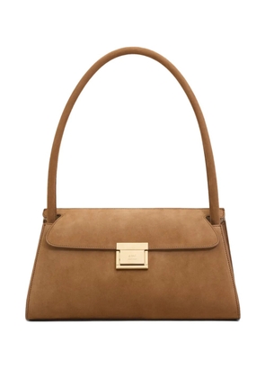 AMI Paris mini Mimi leather shoulder bag - Brown