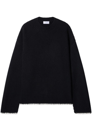 Off-White contrasting-trim jumper - Black