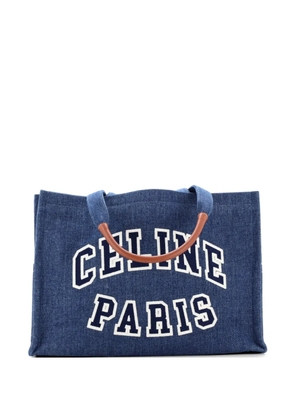 Celine Pre-Owned Cabas Thais Denim with Applique Large tote bag - Blue