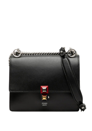 Fendi Pre-Owned 2000-2026 Small Leather Kan I crossbody bag - Black