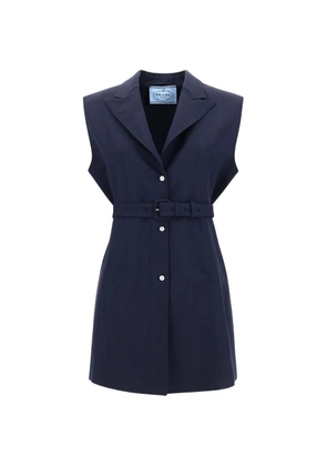 Prada single-breasted gilet - Blue