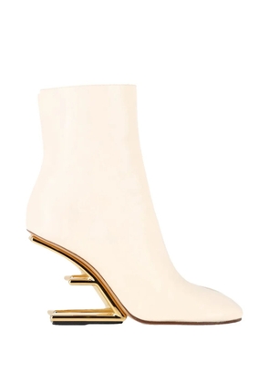 Fendi Pre-Owned First leather ankle boots - Neutrals