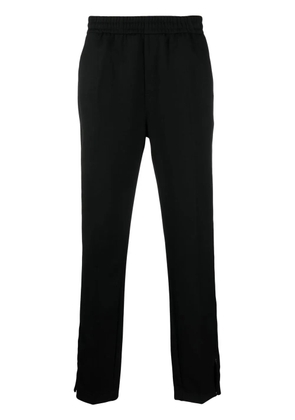 Represent straight-leg elasticated trousers - Black
