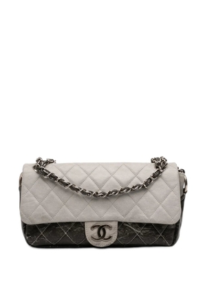 CHANEL Pre-Owned 2006-2008 Small CC Quilted Vinyl Melrose Degrade Flap shoulder bag - Black