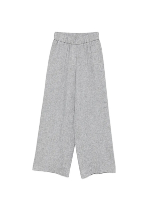 Peserico elasticated-waistband trousers - Grey
