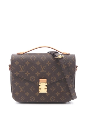 Louis Vuitton Pre-Owned 2021 Monogram Pochette Metis satchel - Brown