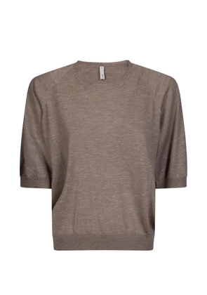 Boboutic short-sleeve knitwear - Brown