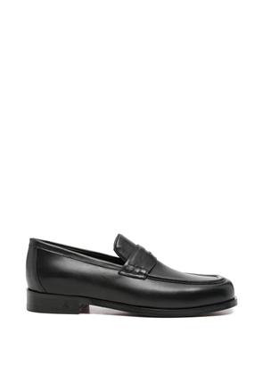MORGILLO Levi penny-strap loafers - Black