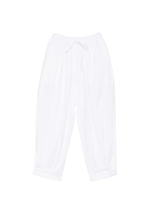 MARK KENLY DOMINO TAN Paily MKDT drawstring trousers - White
