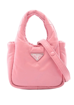 Prada Pre-Owned 2013-2026 Small Soft Padded Nappa Double Handled Bag satchel - Pink