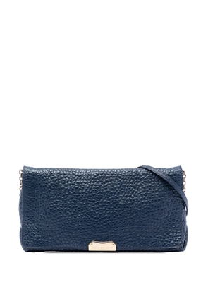 Burberry Pre-Owned 2000-2017 Medium Grained Calfskin Mildenhall crossbody bag - Blue