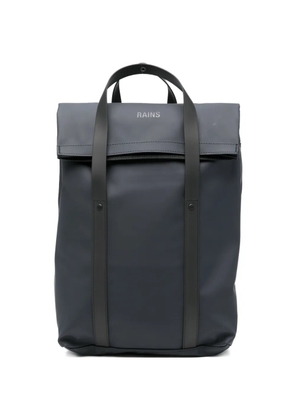 Rains logo-detail backpack - Blue