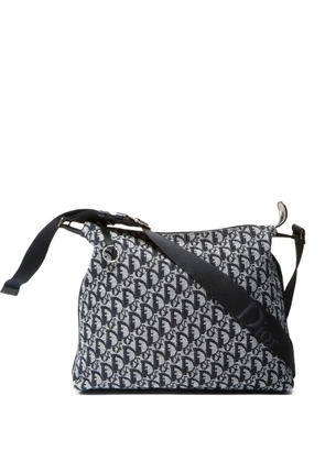 Christian Dior Pre-Owned 2000s Trotter canvas shoulder bag - Blue