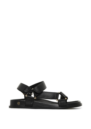ANINE BING touch-strap sandals - Black