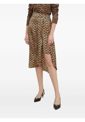 Scotch & Soda pleated leopard-print skirt - Neutrals