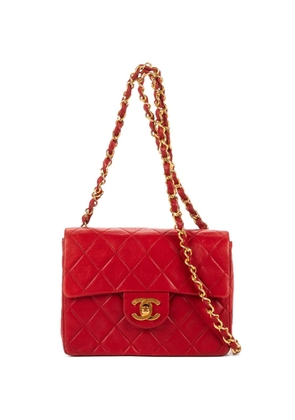 CHANEL Pre-Owned Square Flap quilted crossbody bag - Red