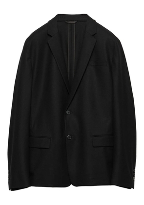 Prada single-breasted wool blazer - Black