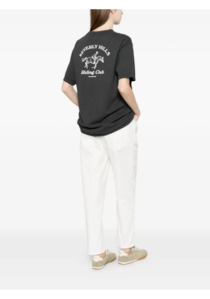 Sporty & Rich BH Riding Club graphic T-shirt - Grey