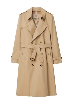 Burberry belted double-breasted trench coat - Neutrals