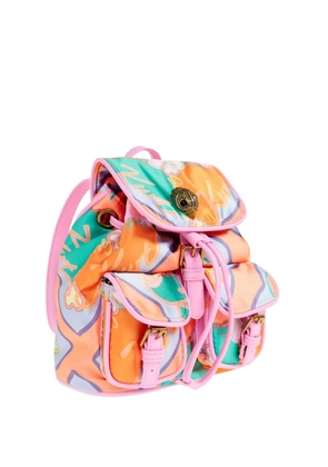 Kurt Geiger London printed backpack - Orange