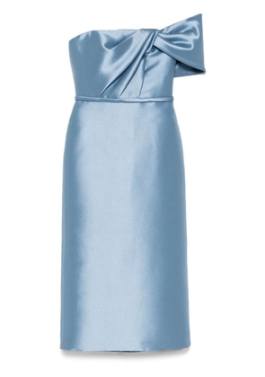 Amsale bow cocktail dress - Blue