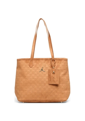 Jordan monogram-pattern tote bag - Brown
