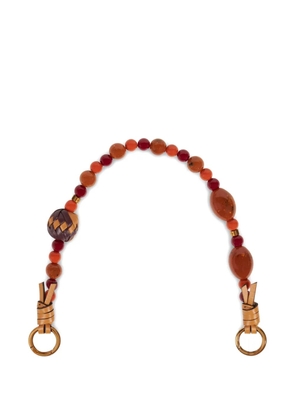 ETRO marble-embellished handle - Orange