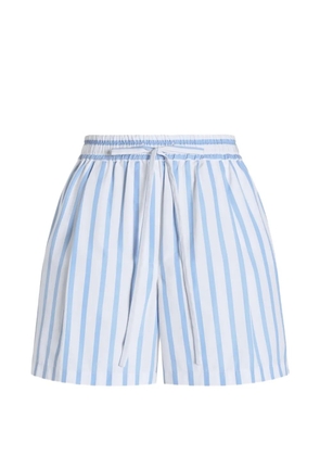 Dolce & Gabbana striped drawstring-fastening shorts - White