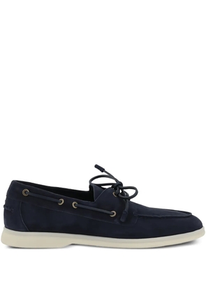 Loro Piana City boat shoes - Blue
