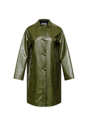 MM6 Maison Margiela buttoned single-breasted coat - Green