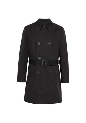 Herno double-breasted trench coat - Blue