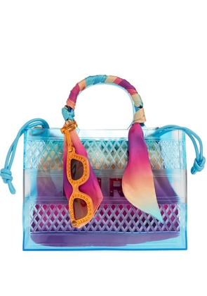 Kurt Geiger London logo-embossed tote bag - Blue