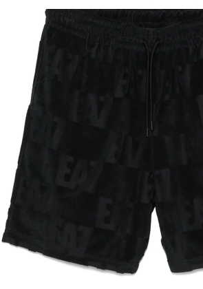 Ea7 Emporio Armani pattern shorts - Black