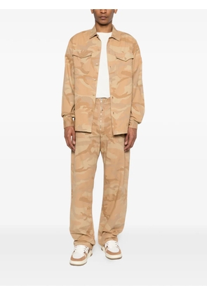 Aries camouflage long-sleeve shirt - Neutrals