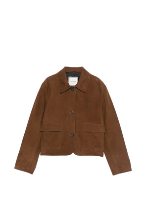 Tagliatore Valerie lambskin jacket - Brown
