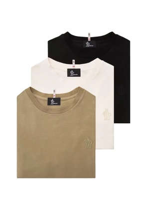 Moncler Grenoble logo T-shirt (set of three) - Neutrals