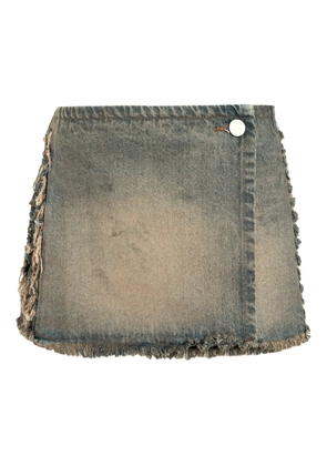 UNDERGOLD ripped basic skirt - Blue