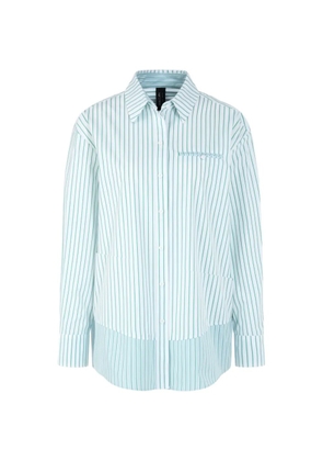 MARCCAIN pocket striped shirt - Green