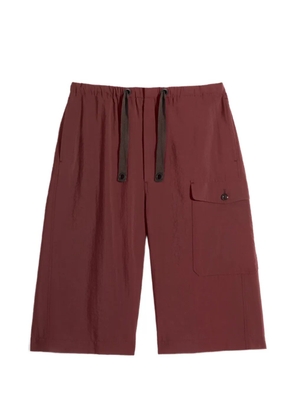 LEMAIRE drawstring pocket shorts - Red
