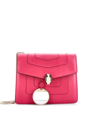 Bvlgari Pre-Owned Serpenti Forever Square Leather Medium shoulder bag - Pink