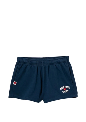 APEE™ by *A BATHING APE® logo-embroidered shorts - Blue