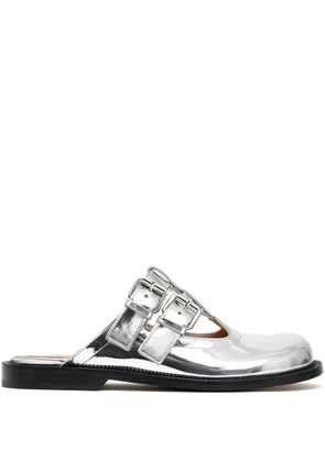 LOEWE Campo mules - Silver