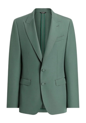 Dolce & Gabbana button-fastening blazer - Green
