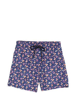 Drumohr drawstring patterned swim shorts - Blue