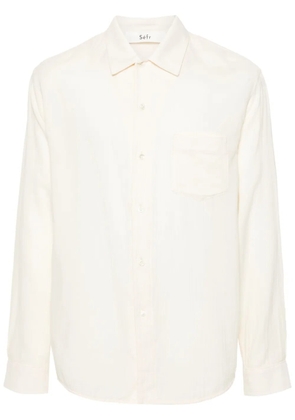Séfr Leo cotton shirt - Neutrals