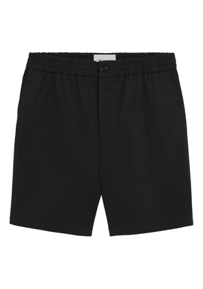 AMI Paris Ami de Coeur elasticated shorts - Black