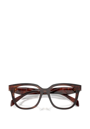 Prada Eyewear geometric-frame glasses - Brown