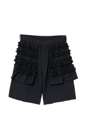 Comme Des Garçons Girl ruffle knee-length shorts - Blue
