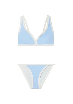 Lisa Marie Fernandez Maria low-waist piped bikini - Blue