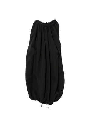 Comme Des Garçons textured gathered dress - Black
